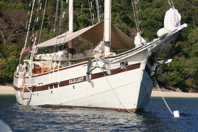 Raja Laut at anchor  - RAJA LAUT © Mariner Boating Holidays http://www.marinerboating.com.au